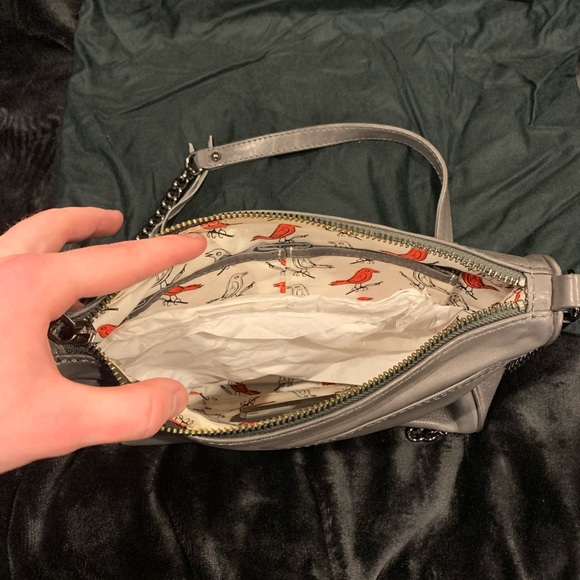 Authentic Rebecca Minkoff Grey Leather Bag - Picture 3 of 4